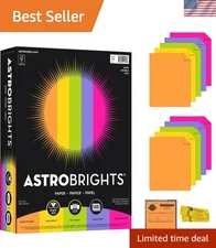 Astrobrights 8.5" x 11" Smooth Color Paper, 500 Sheets, Durable & Biodegradable