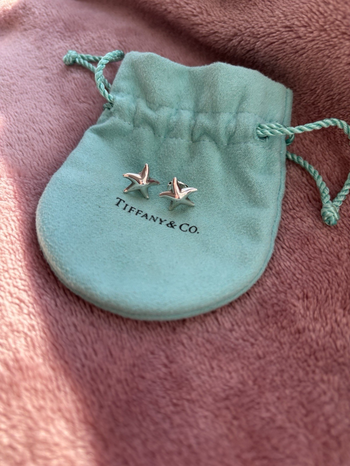 Tiffany Elsa Peretti Starfish Sterling Silver Stud Earrings, RRP 515. image 3