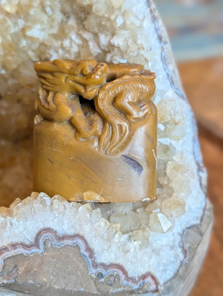 中国皂石雕刻在中国风雕像、雕像| eBay