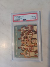 1992 Skybox USA Team USA Plastic Card Dream Team Michael Jordan PSA 8 NM-MT HOF
