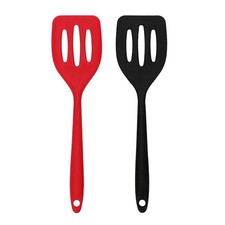 Silicone Spatula Turner Egg Fish Fry Pan Scoop Kitchen Cooking Tool