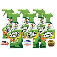 Lime-A-Way Bathroom Cleaner 6 Pack Lime Calcium Rust Remover 22oz
