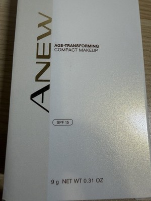 Avon Anew Age-Transforming 2-In-1 Compact Foundation Nutmeg 11g New in Box