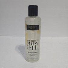 NEW Victoria's Secret Weightless Cotton Moisture Body Oil BERGAMOT 8.4 oz