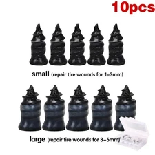 10 Pcs Car Tubeless Tyre Puncture Repair Kit – Screw, Patch & Plug Fix