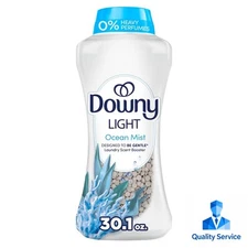 Downy Laundry Beads Ocean Mist Light Downy Scent Beads Booster Size 30.1oz