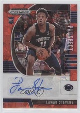 2020-21 Panini Prizm Draft Picks Prospect Red Ice Lamar Stevens #PA-LS Auto 00jj