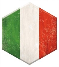 Stemma Targa Logo Cascata Anteriore per Piaggio Vespa Hexagon PX,LX,ET,GTX,Zip,X8