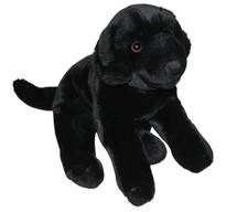 Animal Alley Black Lab Puppy Dog Plush Stuffed Animal Toy 10" Sitting Toys R Us