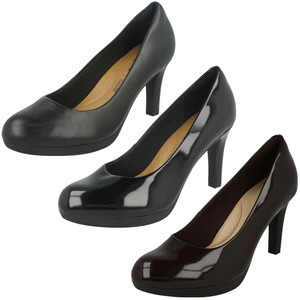 clarks patent court shoes