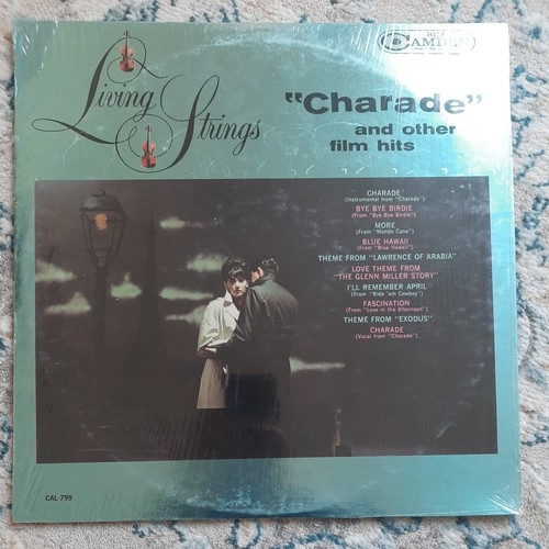 Living Strings "Charade" Other Film Hits Record Vinyl 12" LP RCA Camden CAL 799