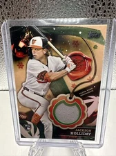 2024 Topps Holiday Jackson Holliday RC Player Worn Relic Card #RC-JHO Orioles 
