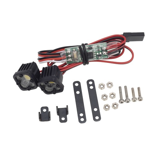 LED Lights Headlights Spotlight for 1/10 RC SCX10 90046 TRX4 TRX6 Gen8 RC Car - Bild 18 von 18
