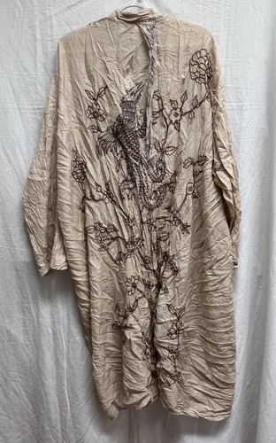 Magnolia Pearl raw silk dragon kimono OOAK - Picture 10 of 13