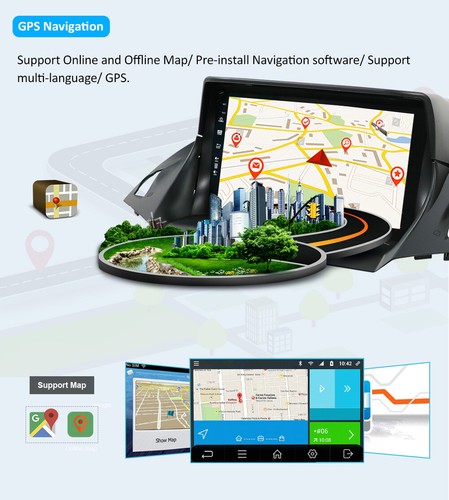 9'' Für Ford Kuga 2012-2018 Escape 2013-2019 Android 10 Autoradio GPS Navi 32GB - Bild 3 von 12