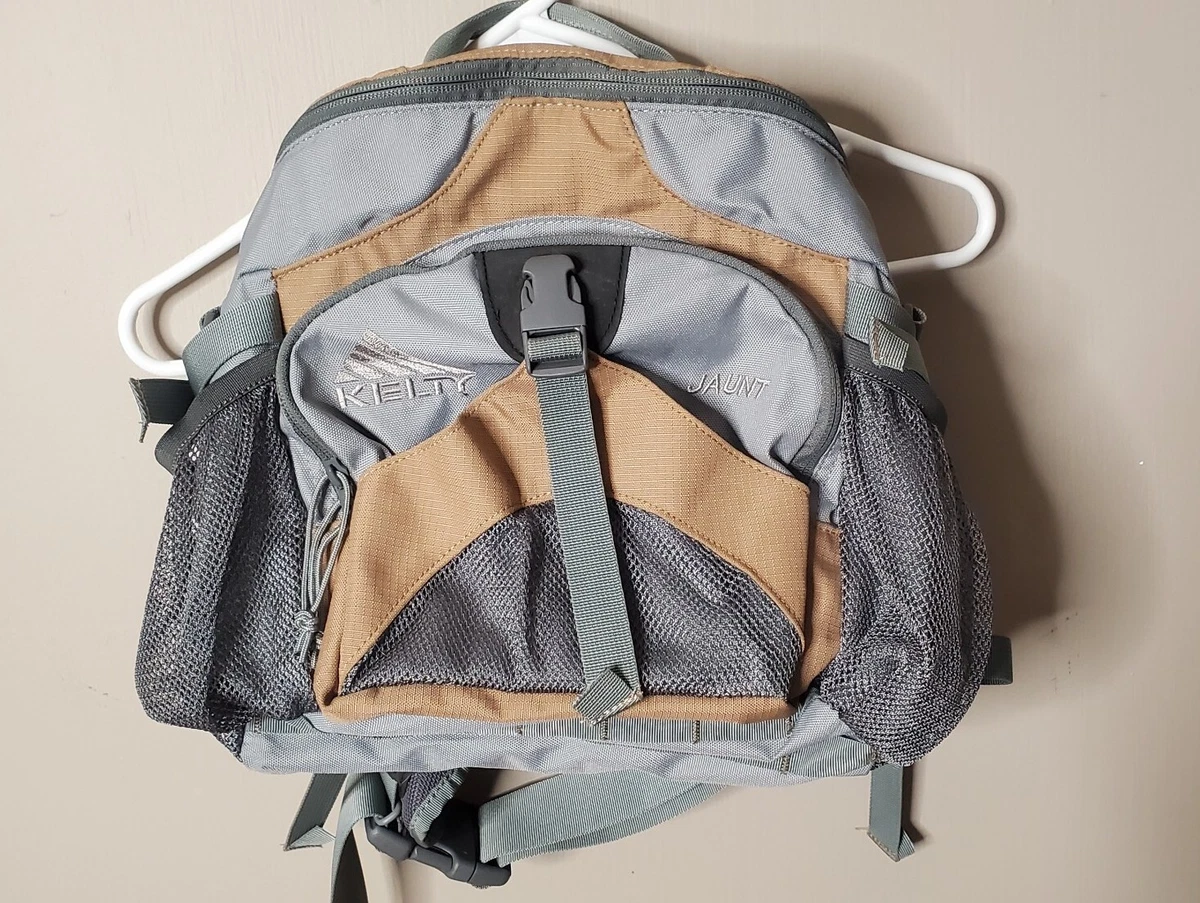 Kelty Jaunt Adjustable Lumbar Waist Shoulder Day Pack Brown Gry Backpack Bag J 1