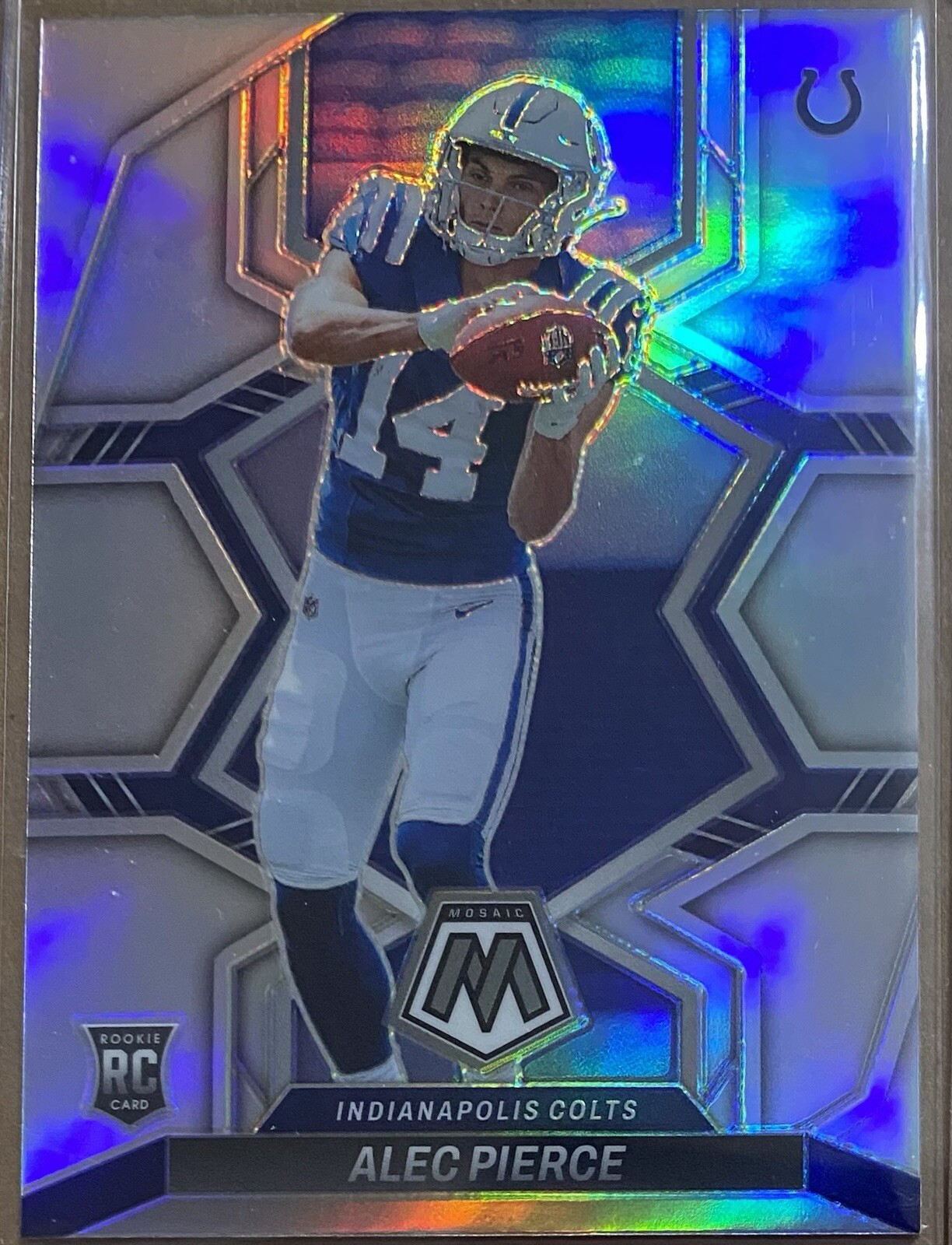 Alec Pierce RC 2022 Panini Mosaic #329 Silver Prizm
