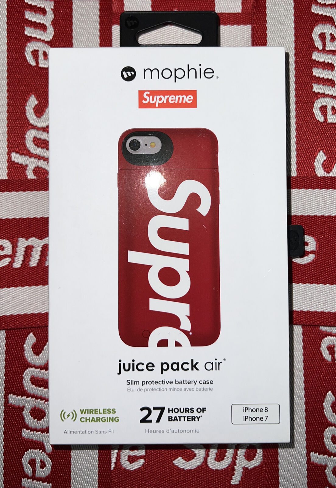 新品！supreme iphone 7 8 ケース juice pack airiPhoneケース