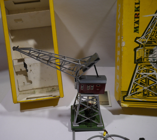 Märklin H0 1: 87 / 7051 Ferngesteuerter Drehkran mit Hebemagnet OVP - Picture 8 of 10