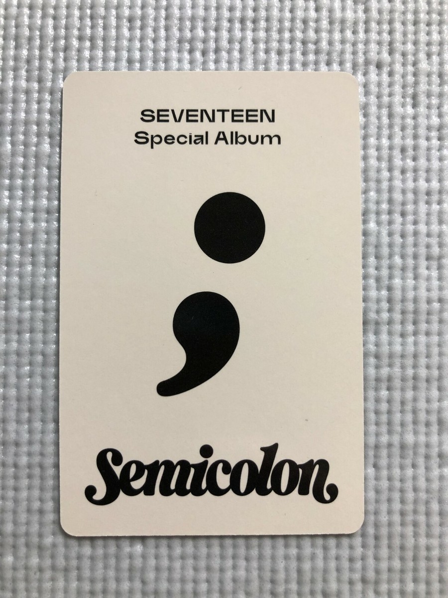 SEVENTEEN Semicolon サイン Seventeen Semicolon Yizhiyu Fansign Photocards | eBay