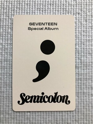 SEVENTEEN Semicolon サイン Seventeen Semicolon Yizhiyu Fansign Photocards | eBay