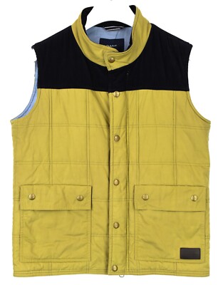 GANT The Venice Waistcoat Men's LARGE Corduroy Shoulders