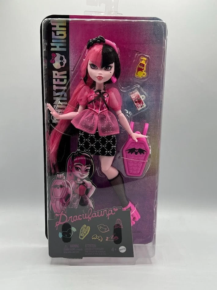 Muñeca Monster High Draculaura & Clawdeen Wolf Day Out G3 Pet Mattel 2022 NUEVA Foto 3 de 4