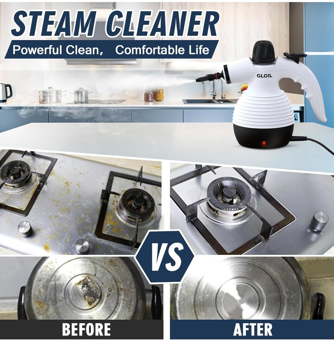 Portable Steam Cleaner, Hand Held steamers for cleaning house,Home