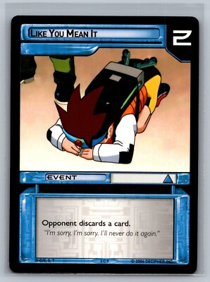 MegaMan NT Warrior TCG Like You Mean It #3 C 9 CCG Mega Man Grave