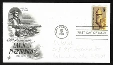 #1437 8c San Juan Puerto Rico -450th Anniversary- ArtCraft FDC 