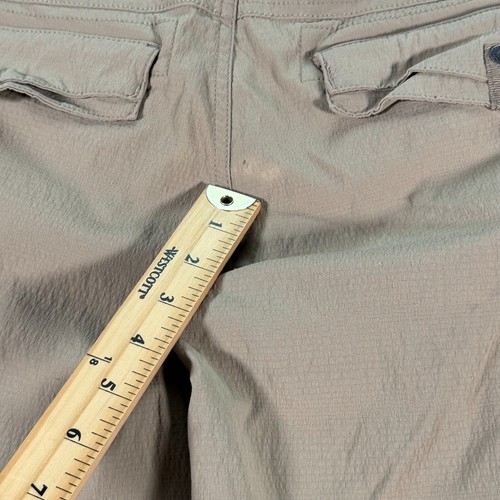 Prana Sage Convertible Cargo Pants Womens 8 Brown Roll Up Utility Hike Outdoor - Picture 12 of 15