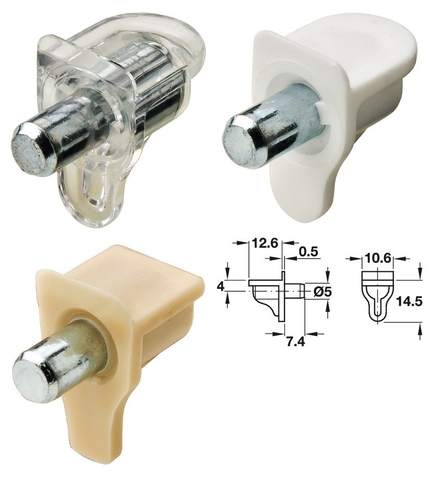 Shelf Supports Pegs PINS Plug Stud 3mm 4mm 5mm 6mm 7mm KITCHEN CUPBOARD