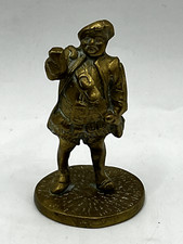 Vintage Brass Henry 8th Tudor King Drinking Ale Ornament, Rare, 3" H x 1.75" W