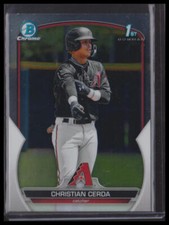 2023 Bowman #BCP-56 Christian Cerda Chrome Prospects Arizona Diamondbacks
