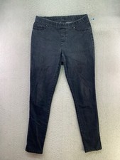 Faded Glory Womens Size 6 Black Pull On Stretch Jeggings