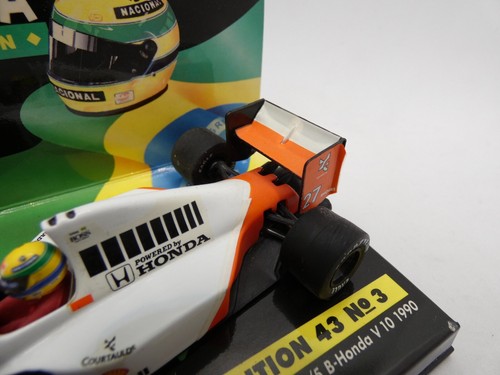 Mclaren Honda MP4/5B Ayrton Senna #27 1990 1/43 Minichamps F1 Formula 1 - Picture 3 of 4