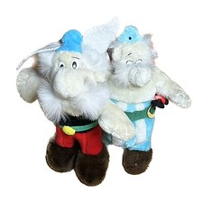 Vintage Asterix & Obelix Stofftiere Plüsch Figuren 80er Jahre Comic Kindheit
