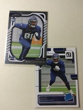 2022 Donruss Football Rated Rookie #350 Bo Melton RC Seahawks (+Absolute #146)