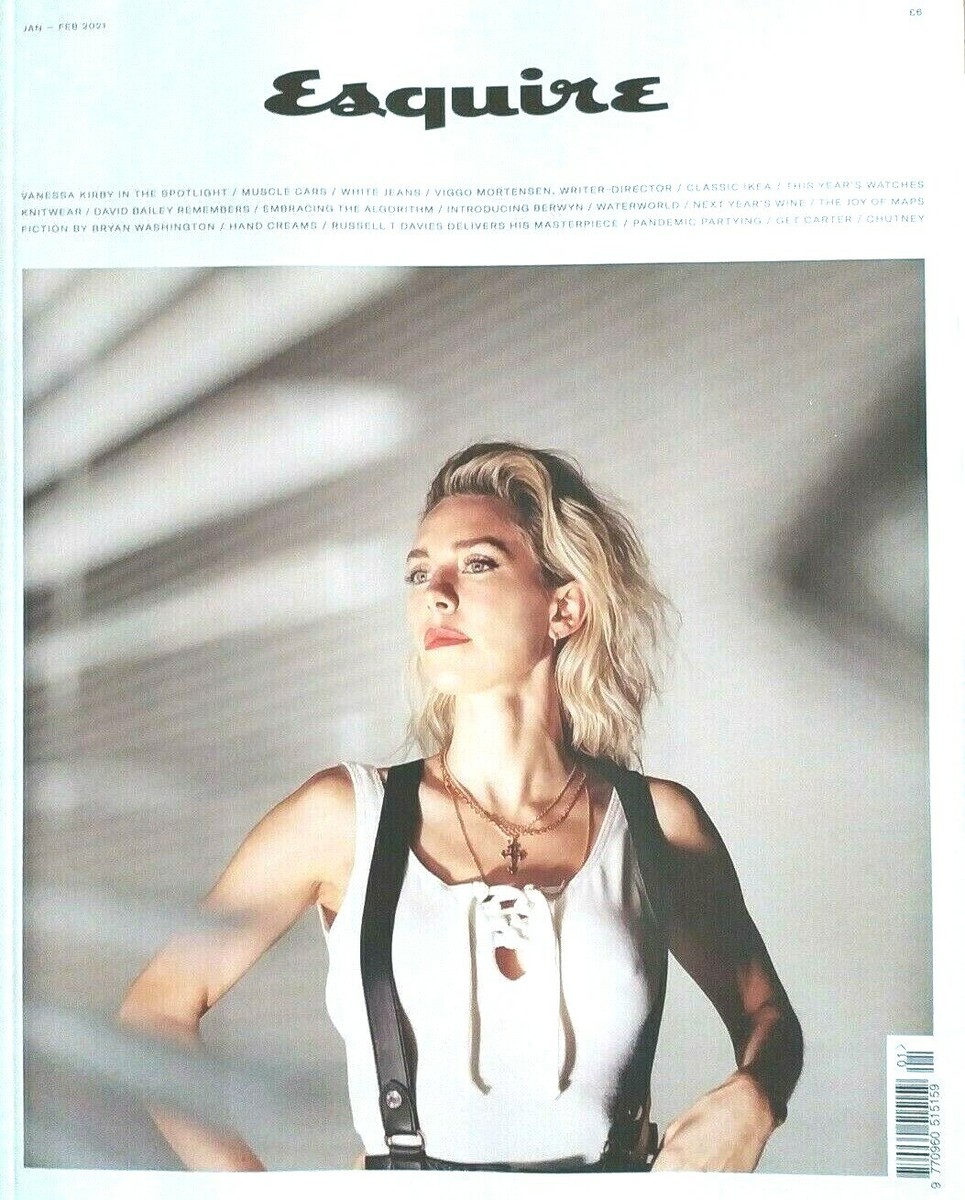ESQUIRE UK MAGAZINE JAN- FEB 2021 VANESSA KIRBY