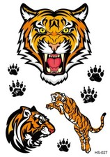 tattoo wristband tiger animal paw glitter sparkle temporary tattoo