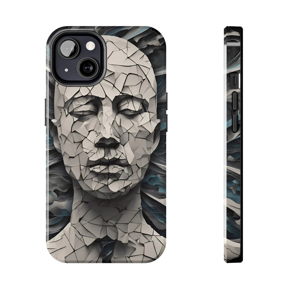 Abstract Art Surreal Man Phone Case Durable for iPhone Samsung
