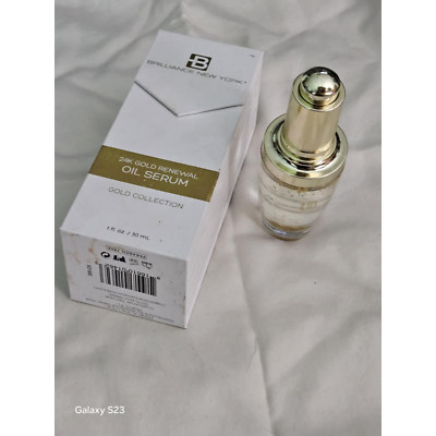 Brilliance New York 24K Gold Collection Renewal OIL SERUM 1Fl.Oz Hydrate