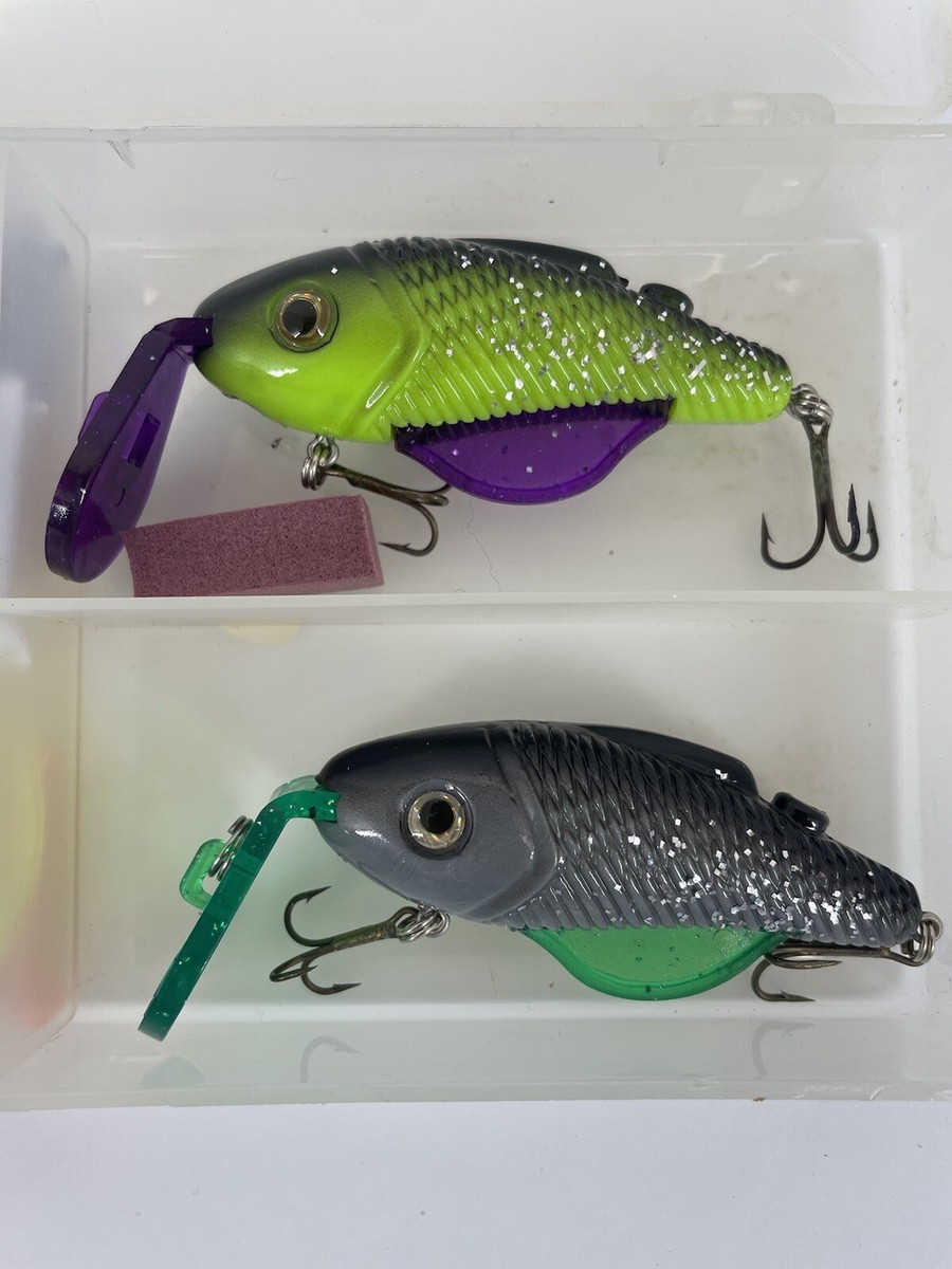 cactus jacks fishing lure 2 Vintage Cactus Jack's 1 Shot Catch a Lot Interchangeable Lure Fishing -  Used