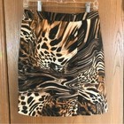 Randy Kemper Pencil Skirt Size 4, Small Animal Print, Leopard, Cheetah — photo 2