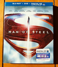Man of Steel Blu-ray/DVD, 2013, 2-Disc Set includes slipcover