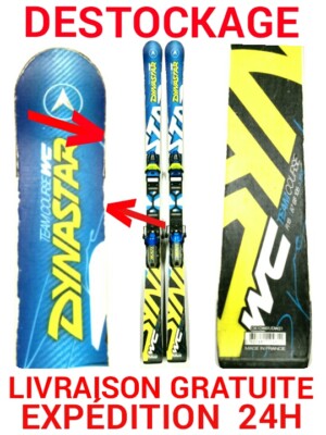 Ski Erwachsene DYNASTAR WC Rennen 2. Wahl Größe: 140 cm = 1 Meter 40 + Bindungen