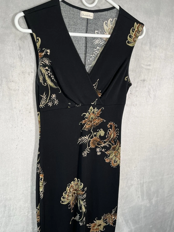 VTG Floral Midi Dress Y2K 90s Holiday Party Dinner Date Workwear Cocktail Size S - Image 3 of 4