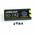Tour de frein d'origine Pro-Cut marque 50-742 embouts de coupe - 10 embouts argentés - OEM