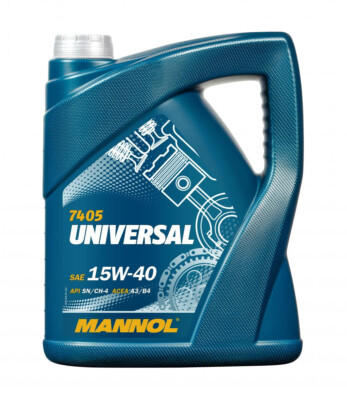 MANNOL Universal Motoröl 5 L 15W-40 MB 229.3/1, VW, Renault etc (7405-5)