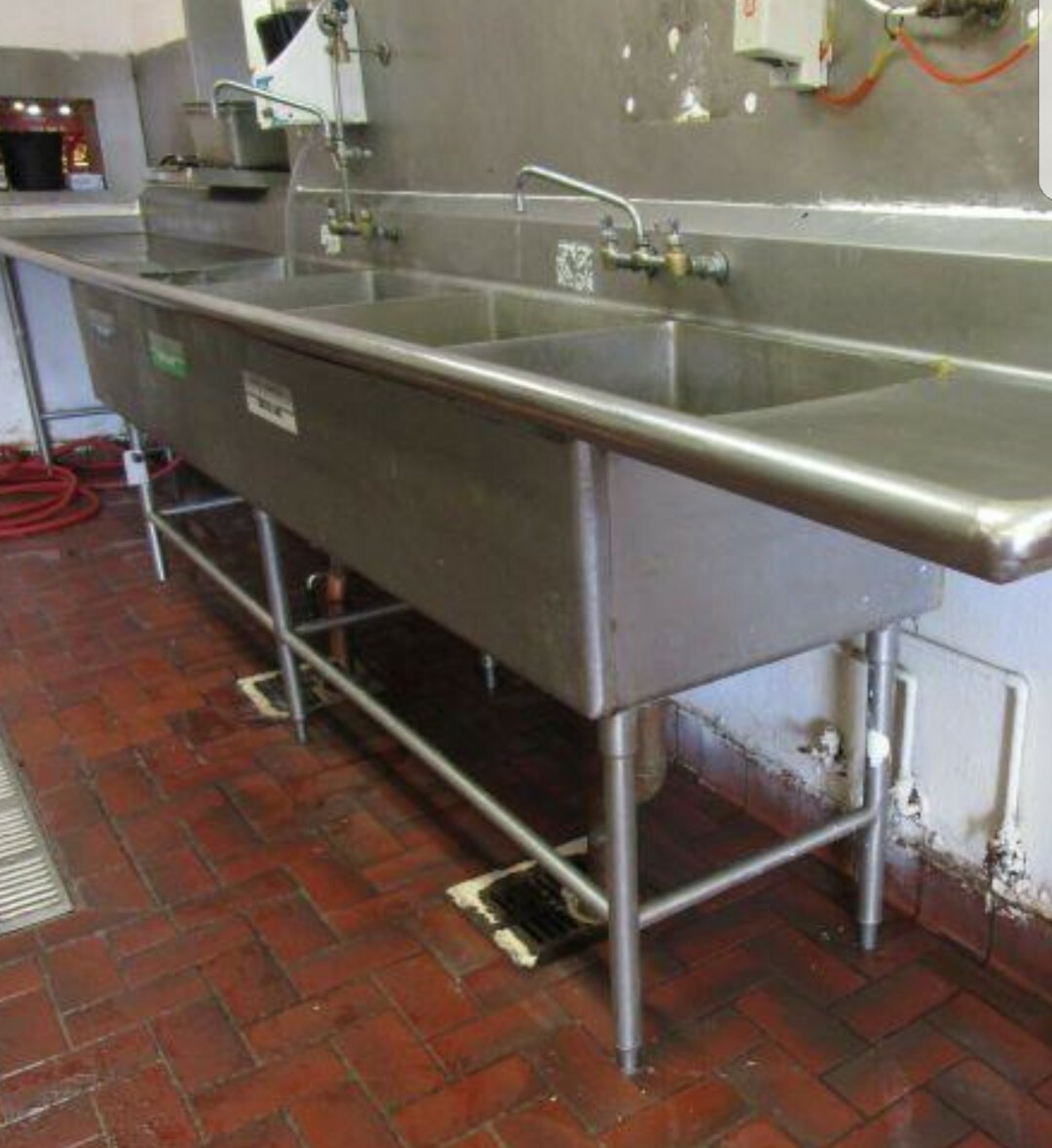 Commercial Sink Stainless Steel 3 Three Compartment 120 X 30 2